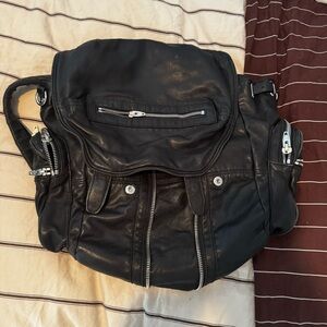 ALEXANDER WANG marti black leather backpack